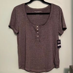 Lucky Brand Gray T-Shirt NWT